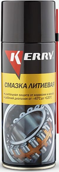 Смазка  KR-942 литиевая универ.520мл   "KERRY" - Лаки краски lkvlg.ru