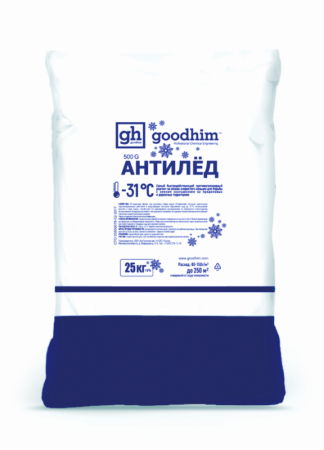 Антигололедный реагент (сухой) GOODHIM 500 № 31(мешок) 25 кг