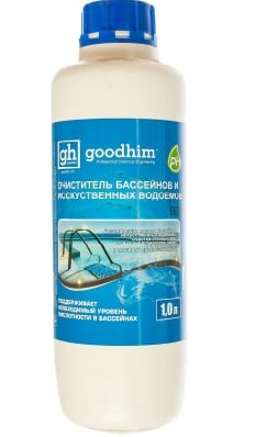 Очиститель бассейнов и искусственных водоемов GOODHIM 550b 1 л ^^ - Лаки краски lkvlg.ru