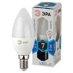 Лампа  светодиодная Эра LED В35-7W-840-E14 (диод, свеча, 7Вт, нейтр, Е14) ярко бел цвет