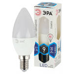 Лампа  светодиодная Эра LED В35-9W-840-E14 (диод, свеча, 9Вт, нейтр, Е14)
