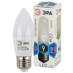 Лампа  светодиодная  Эра LED В35-9W-840-E27  (диод, свеча, 9Вт, нейтр, Е27)