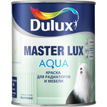 Краска Dulux MASTER LUX AQUA (для радиаторов и мебели) п/глянц. 40 BW белая 1л