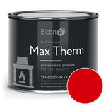 Эмаль термостойкая БАНКА  ELCON красная до + 400  ° 0,8кг RAL 3002 (при отриц. темпер.)