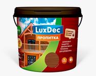 Пропитка акриловая с воском (20%)  д/дерева LuxDec /графит/  5л