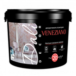 Штукатурка декор "Veneziano"   7 кг до 35 кв м  белый перламутр  DALI (в)