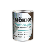 Грунт-эмаль 3-в-1 алкидно-уретановая MOKKE /черный/ 20кг