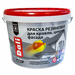 Краска  резиновая /зеленый мох  RAL 6005 /  12кг DALI