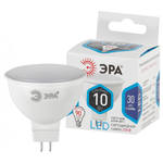 Лампа светодиодная Эра LED MR16-10W-840-GU5.3 (диод, софит, 10Вт, нейтр)  ( для натяж пот )